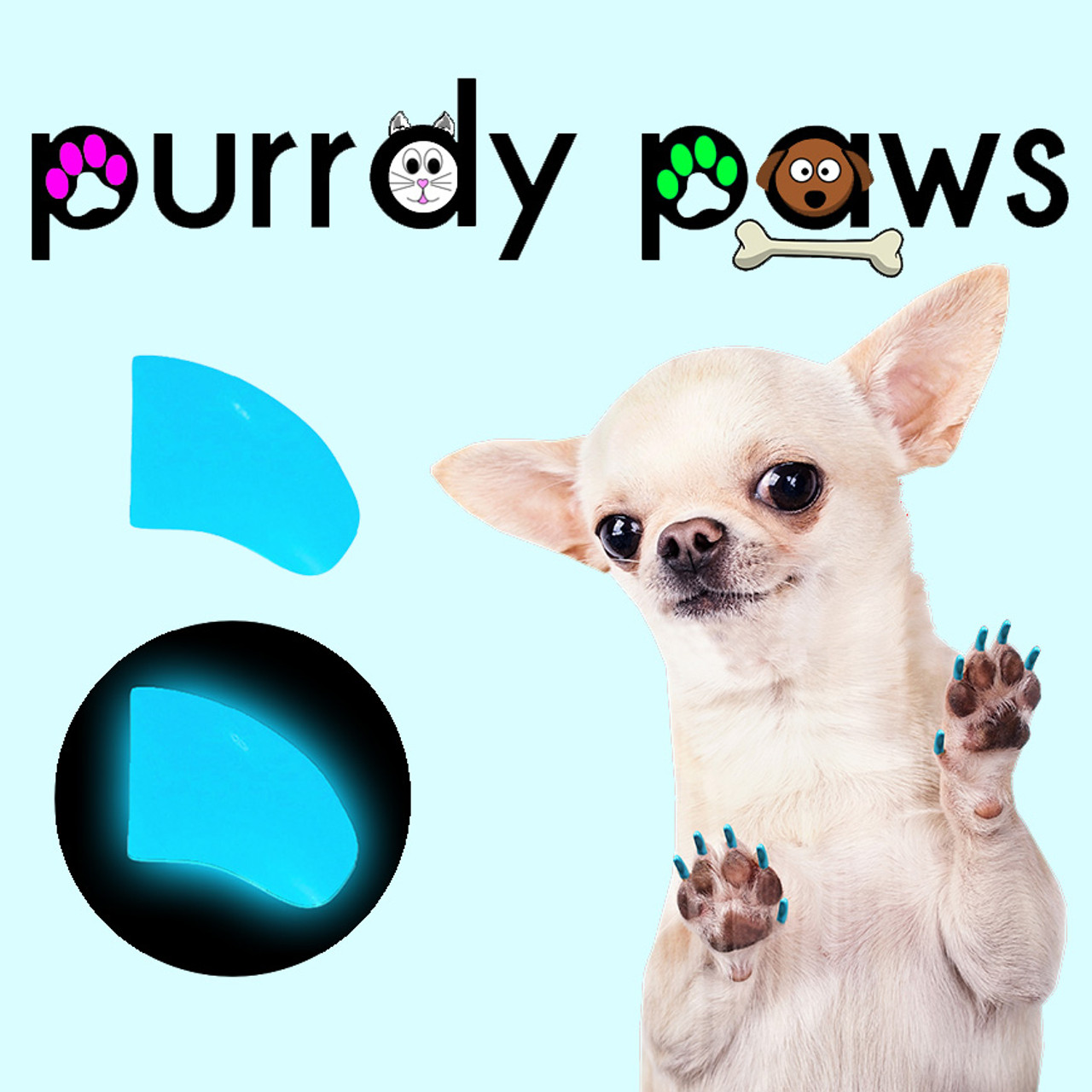 6 Month Supply - Purrdy Paws Lipstick Pink Soft Nail Caps for X-Small Dog  Nails - Extra Adhesives - Walmart.com